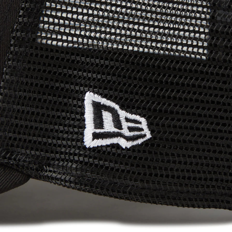 9FORTY A-Frame Trucker Frame Logo Black Snapback