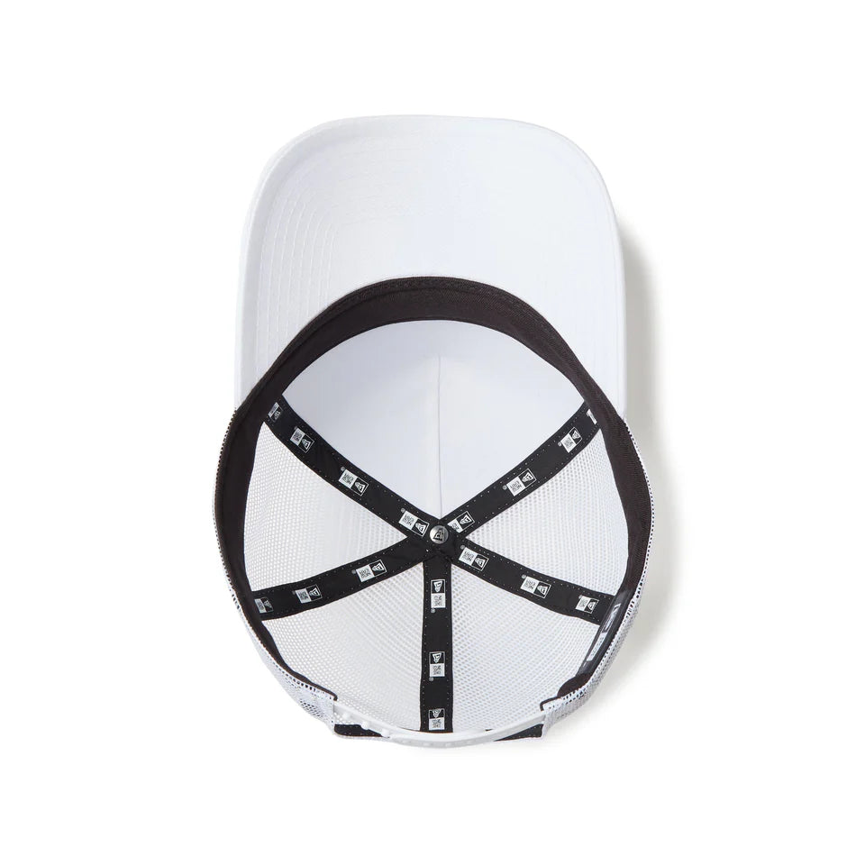 9FORTY A-Frame Trucker Metal Flag White Snapback