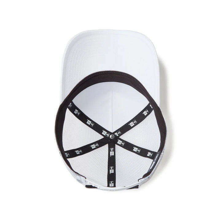 9FORTY A-Frame Trucker Metal Flag White Snapback