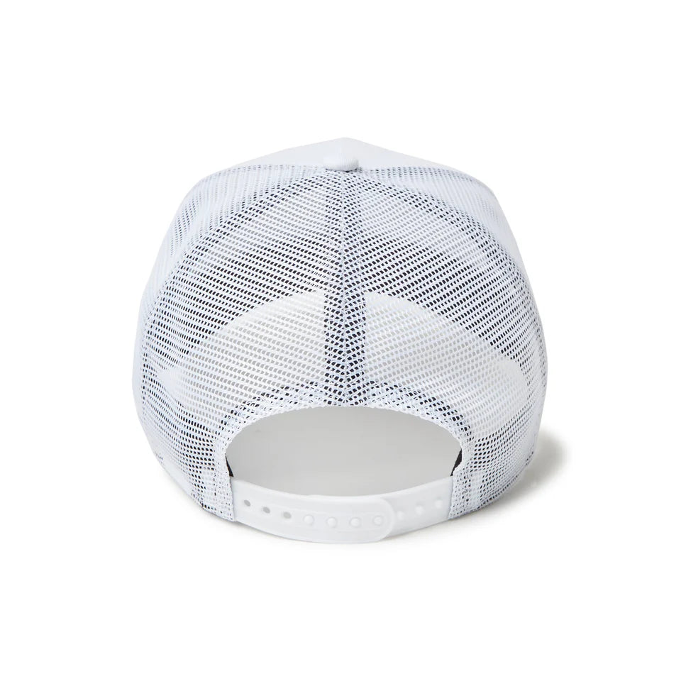 9FORTY A-Frame Trucker Metal Flag White Snapback