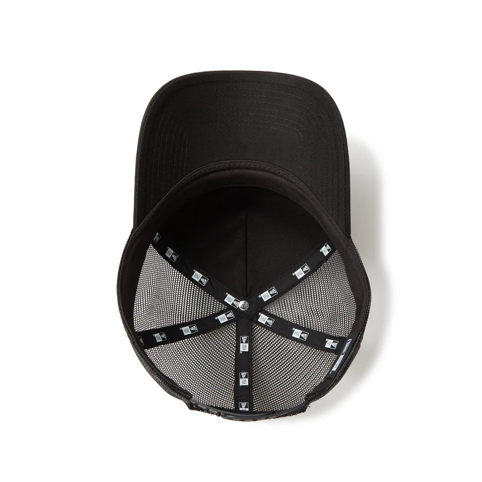 9FORTY A-Frame Trucker Metal Flag Black Snapback
