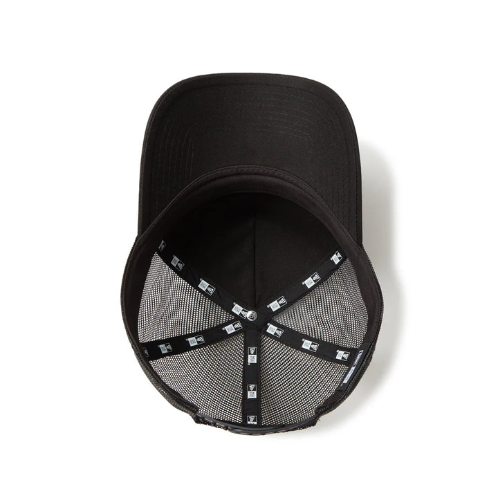 9FORTY A-Frame Trucker Metal Flag Black Snapback