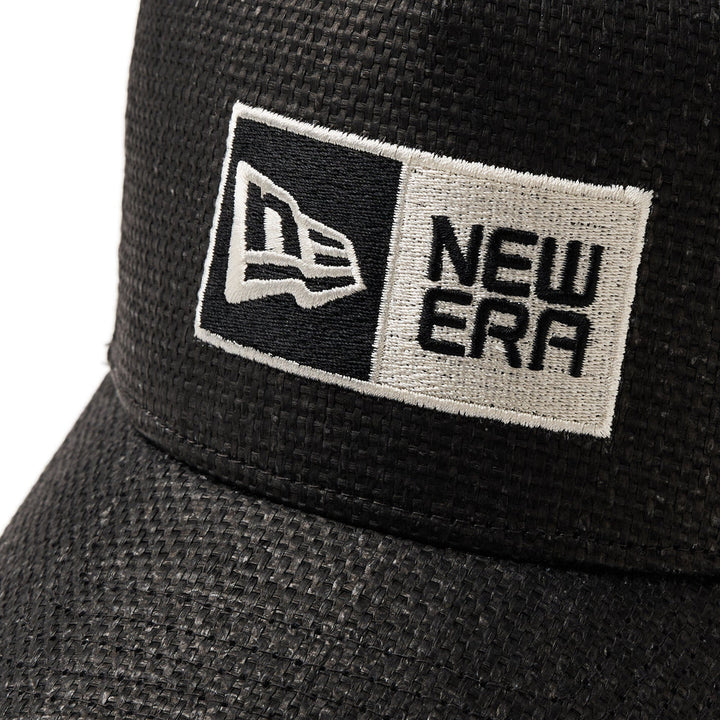 9FORTY Golf A-Frame Trucker Paper Box Logo Black Snapback