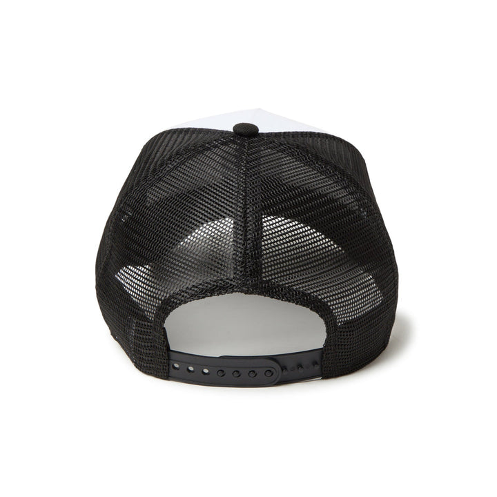 9FORTY A-Frame Trucker Woven Patch White/Black Snapback
