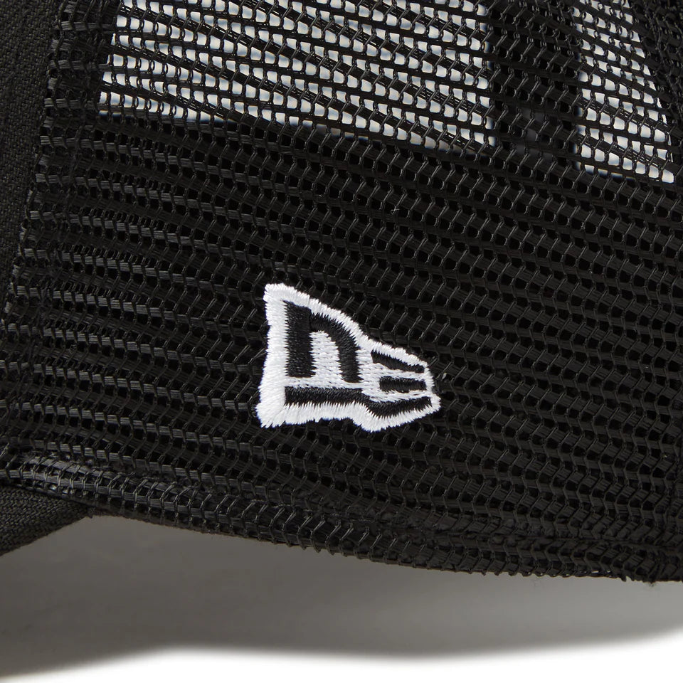 9FORTY A-Frame Trucker Woven Patch Black Snapback