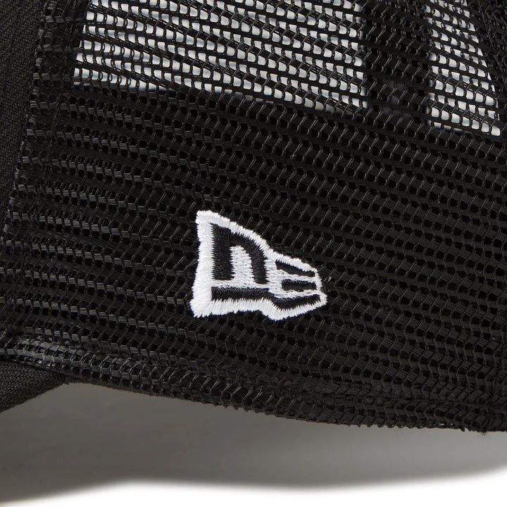 9FORTY A-Frame Trucker Woven Patch Black Snapback