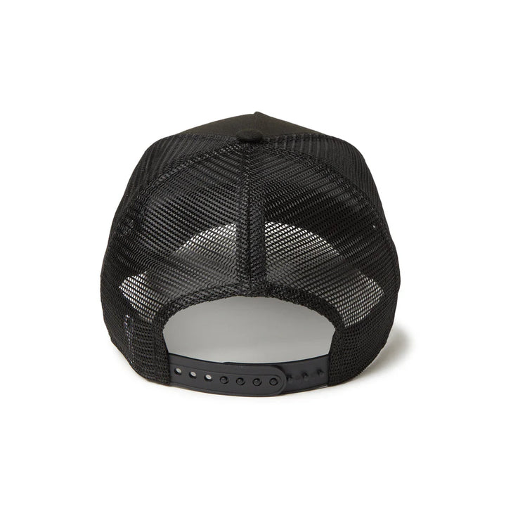 9FORTY A-Frame Trucker Woven Patch Black Snapback