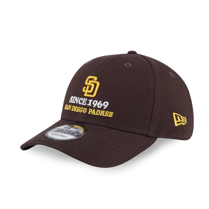 9FORTY San Diego Padres Home Cheering Walnut Adjustable