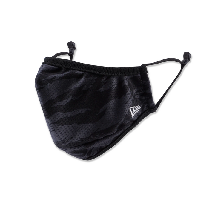 New Era Face Mask Camo Black