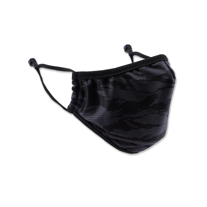 New Era Face Mask Camo Black