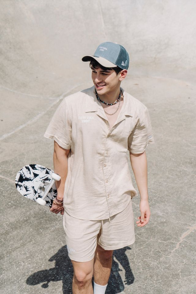 Soft Nature Linen Cream Shorts