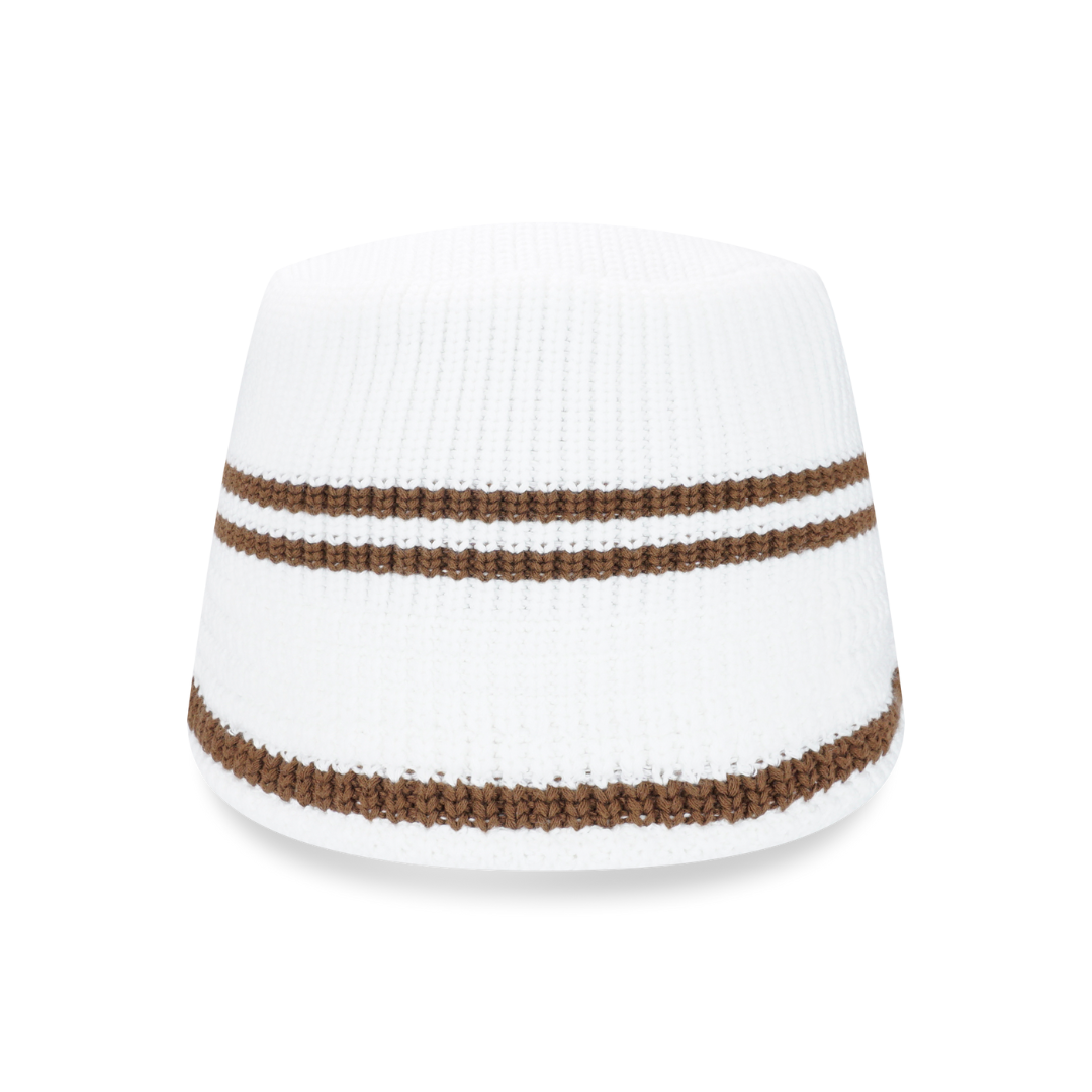 Ivory Knit Bucket