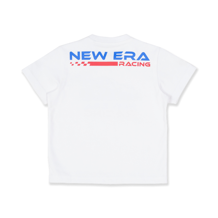 Kids New Era Racing White Short Sleeve T-Shirt