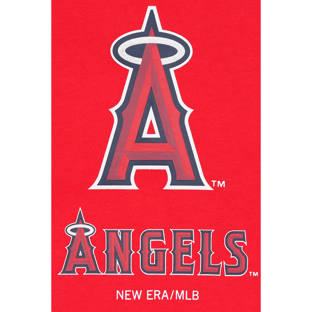 Los Angeles Angels vs Los Angeles Dodgers MLB Freeway Series White Short  Sleeve T-Shirt