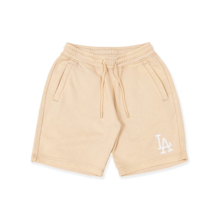 Los Angeles Dodgers Broken World Acid Wash Oat Milk Shorts