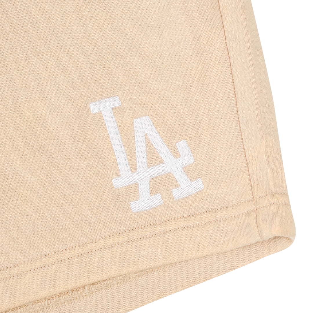Los Angeles Dodgers Broken World Acid Wash Oat Milk Shorts