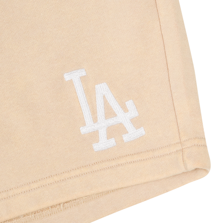 Los Angeles Dodgers Broken World Acid Wash Oat Milk Shorts
