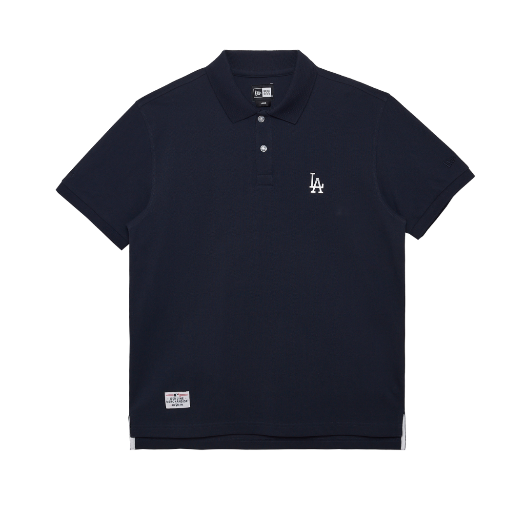 Los Angeles Dodgers Essential Navy Short Sleeve Polo T-Shirt – New Era ...