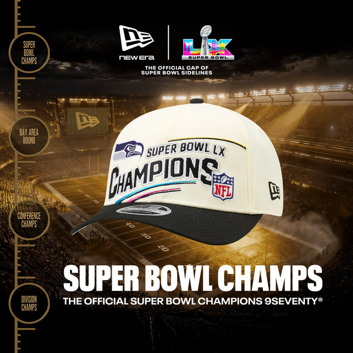9SEVENTY Seattle Seahawks 2026 Super Bowl LX Champions Snapback
