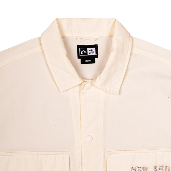 New Era Retro Ivory Long Sleeve Shirt