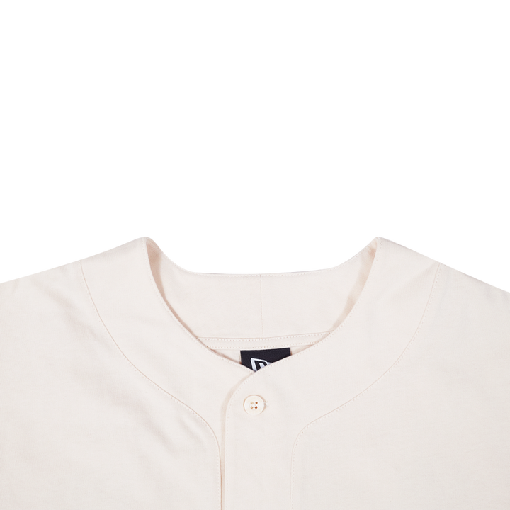 New Era Basic Light Cream Baseball Jersey