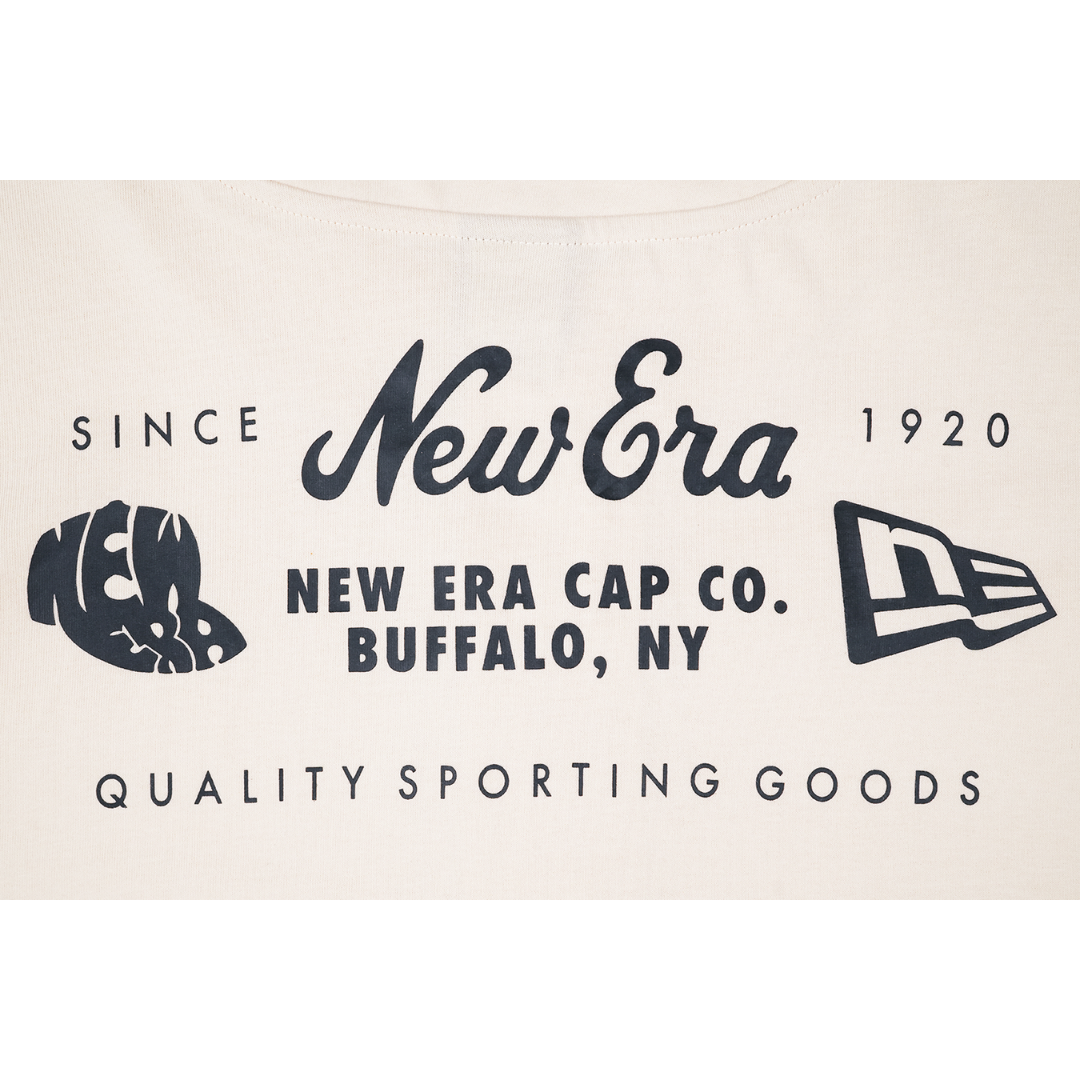 New Era Basic Light Cream Baseball Jersey