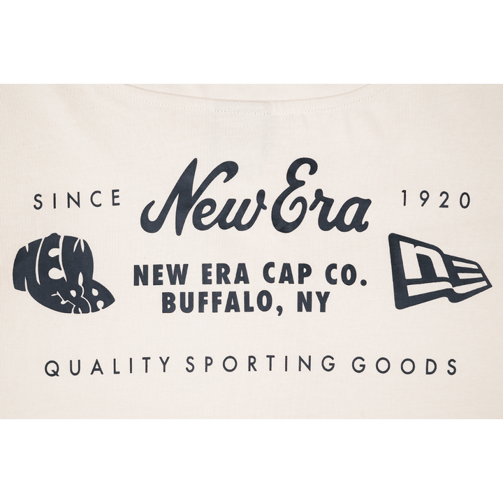 New Era Basic Light Cream Baseball Jersey