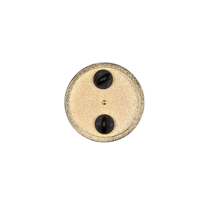 New Era Black & Gold Visor Sticker Pin