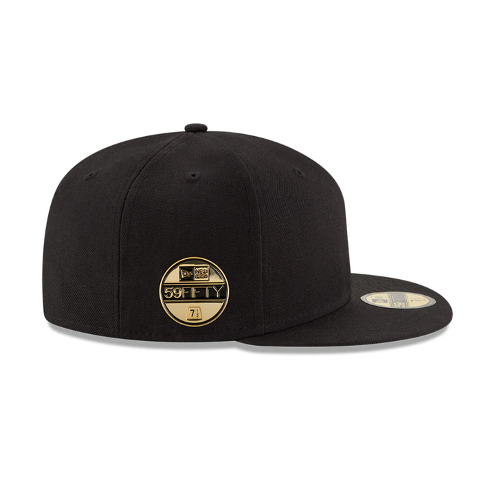 New Era Black & Gold Visor Sticker Pin