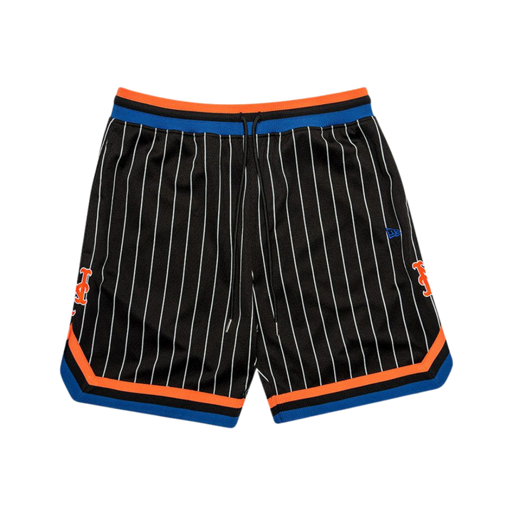 New York Mets Black Mesh Shorts