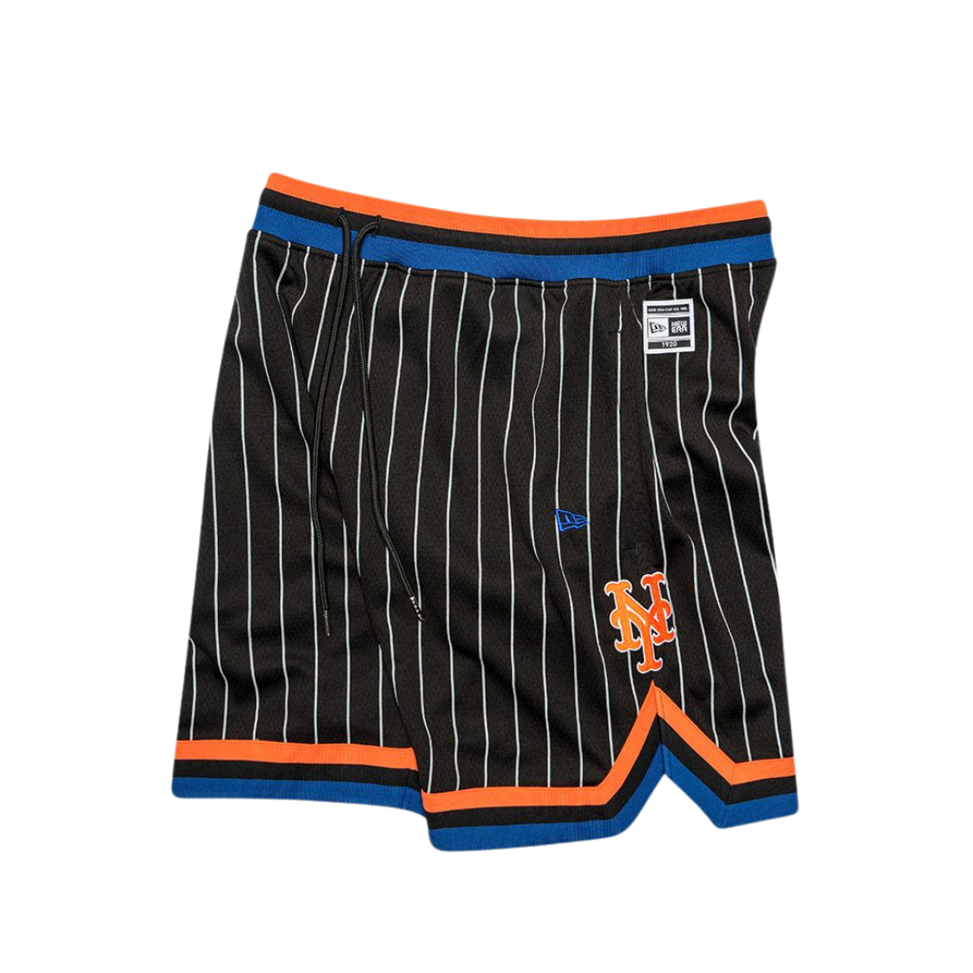 New York Mets Black Mesh Shorts