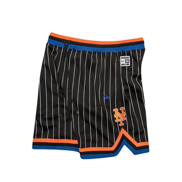 New York Mets Black Mesh Shorts