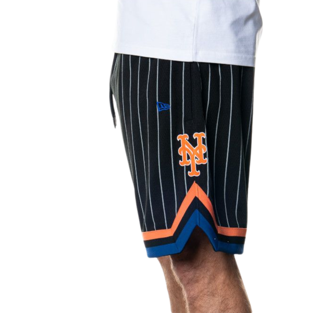 New York Mets Black Mesh Shorts