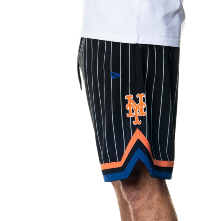 New York Mets Black Mesh Shorts