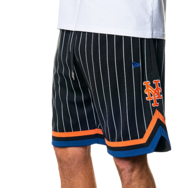 New York Mets Black Mesh Shorts