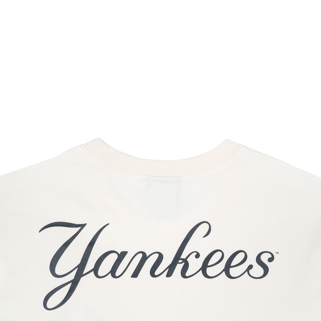 MLB CORE BASIC NEW YORK YANKEES IVORY SHORT SLEEVE T-SHIRT – New