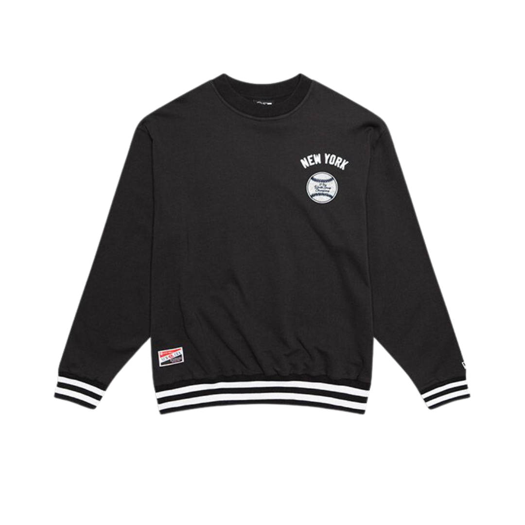 New York Yankees Oversized Black Sweatshirt – New Era Malaysia