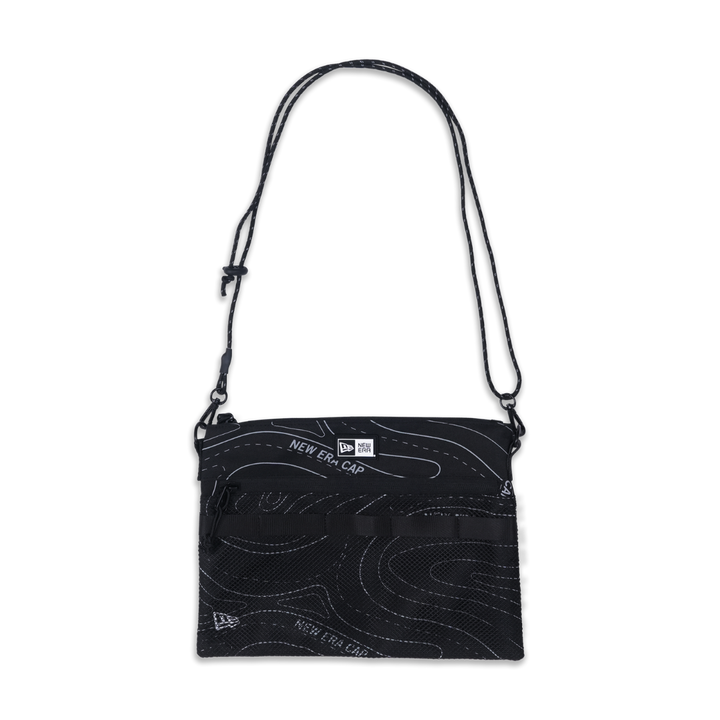Synoptic Chart Map Black Sacoche Bag