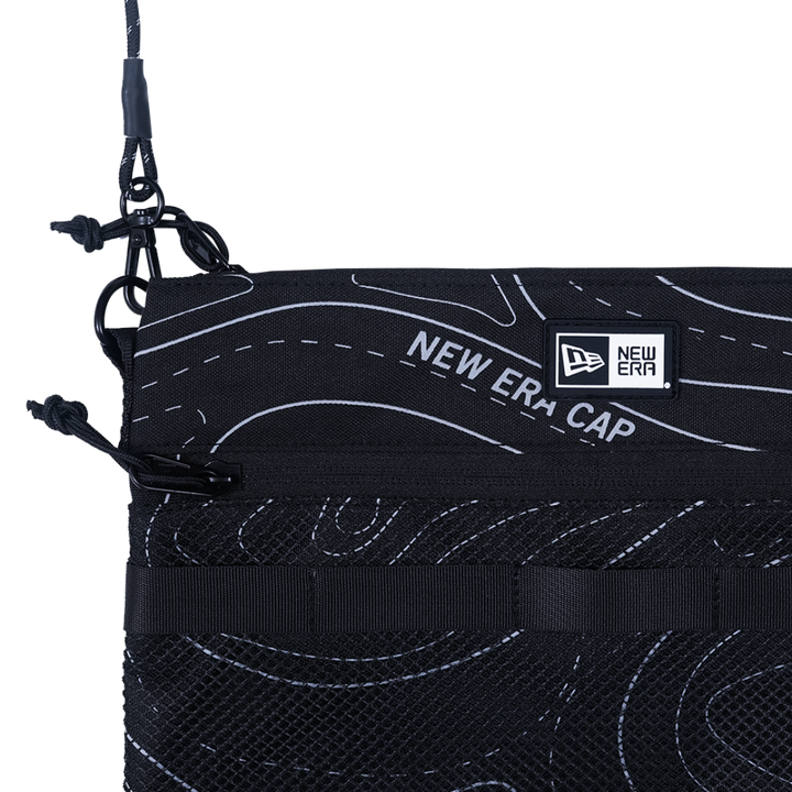 Synoptic Chart Map Black Sacoche Bag
