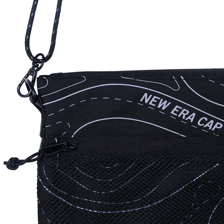 Synoptic Chart Map Black Sacoche Bag