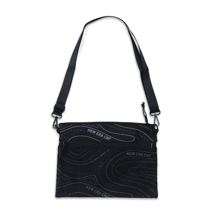 Synoptic Chart Map Black Sacoche Bag