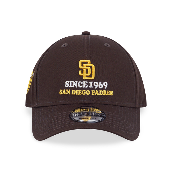 9FORTY San Diego Padres Home Cheering Walnut Adjustable