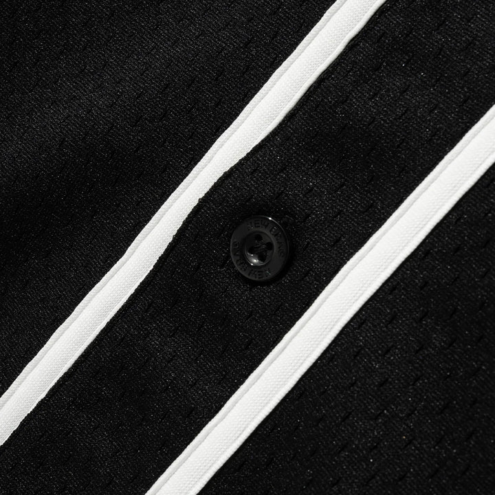 New Era Retro Baseball Black Jersey Shirt