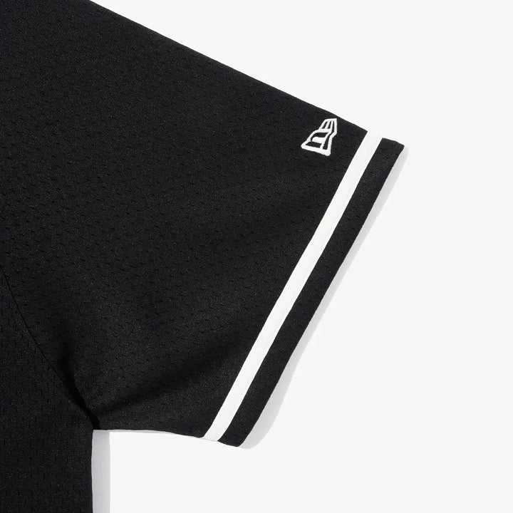 New Era Retro Baseball Black Jersey Shirt