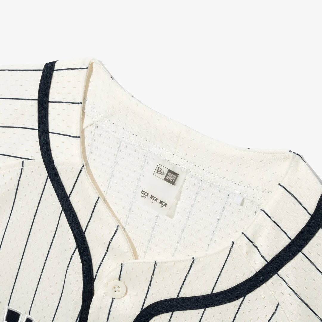 New Era Retro Baseball Off White Jersey Shirt