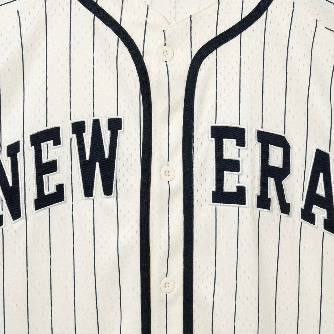 New Era Retro Baseball Off White Jersey Shirt