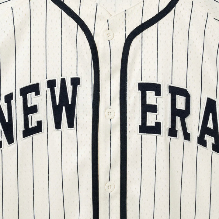 New Era Retro Baseball Off White Jersey Shirt