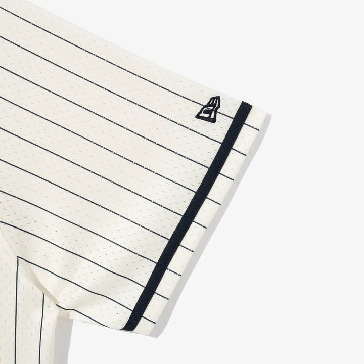 New Era Retro Baseball Off White Jersey Shirt