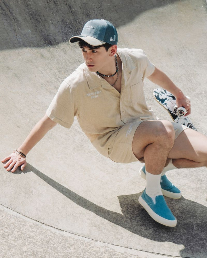 Soft Nature Linen Cream Shorts