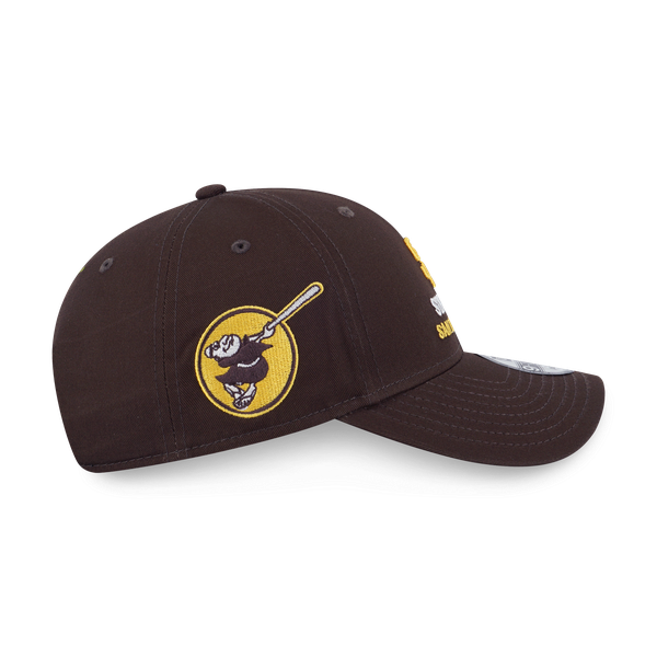 9FORTY San Diego Padres Home Cheering Walnut Adjustable